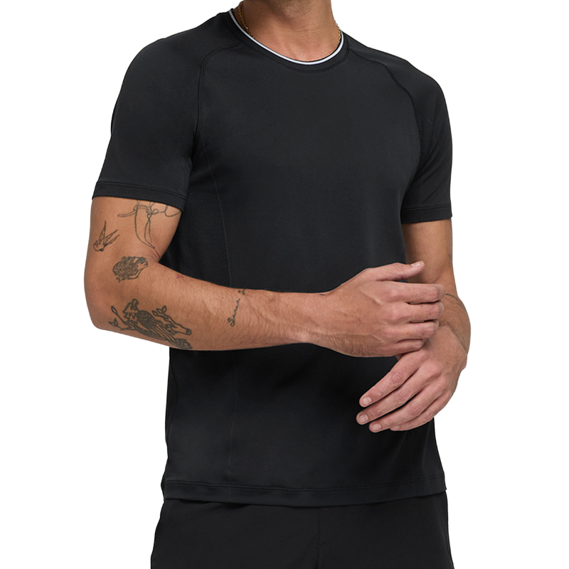 T-shirt Wilson Seamless Crew Noir - Esprit Padel Shop