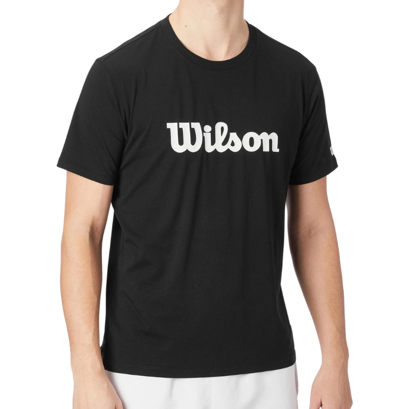 T-shirt Wilson Team Graphic Tee Script Noir - Esprit Padel Shop
