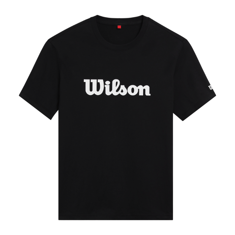 T-shirt Wilson Team Graphic Tee Script Noir - Esprit Padel Shop