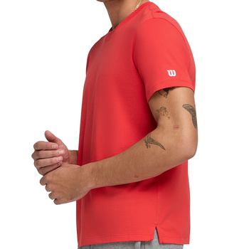 Maglia Wilson Team Graphic Tee Rossa - Esprit Padel Shop