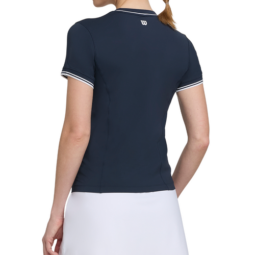 Camiseta Wilson Team Seamless Tee Azul Marino Mujer - Esprit Padel Shop