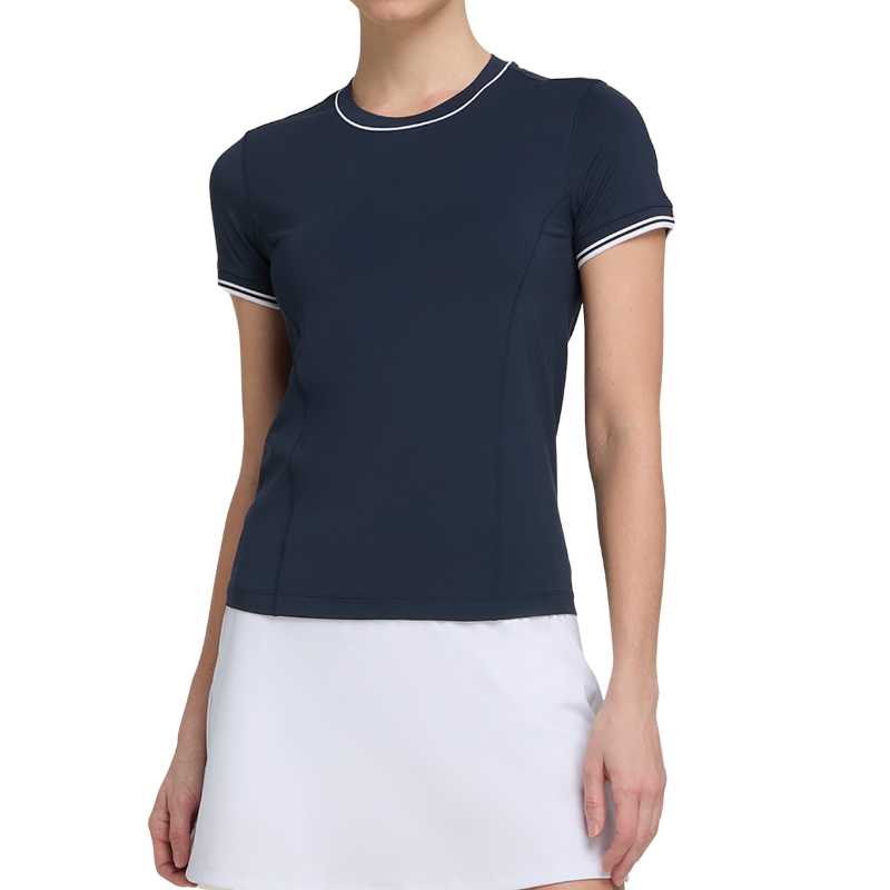 T-shirt Wilson Team Seamless Tee Bleu Marine Femme - Esprit Padel Shop