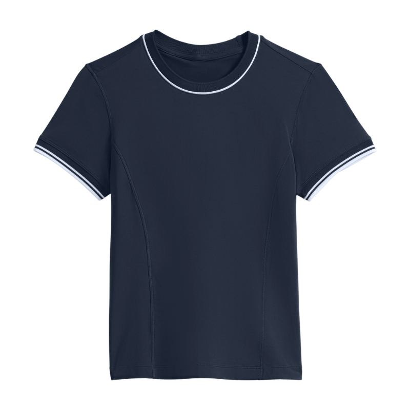 T-shirt Wilson Team Seamless Tee Bleu Marine Femme - Esprit Padel Shop