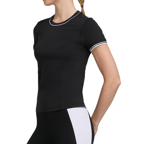 Camiseta Wilson Team Seamless Tee Negra Mujer - Esprit Padel Shop