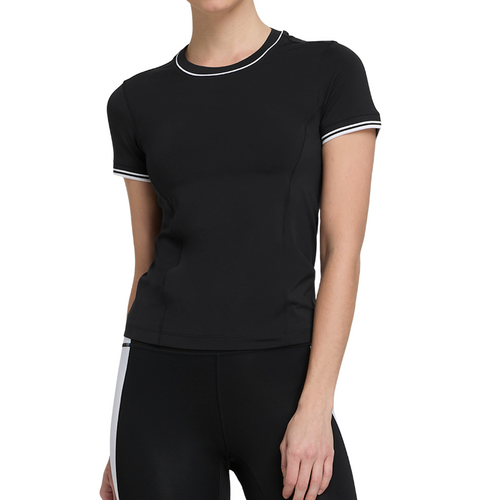 Camiseta Wilson Team Seamless Tee Negra Mujer - Esprit Padel Shop