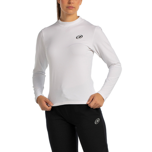 T-shirt de manga comprida Bullpadel Beldo Branco Mulher - Esprit Padel Shop