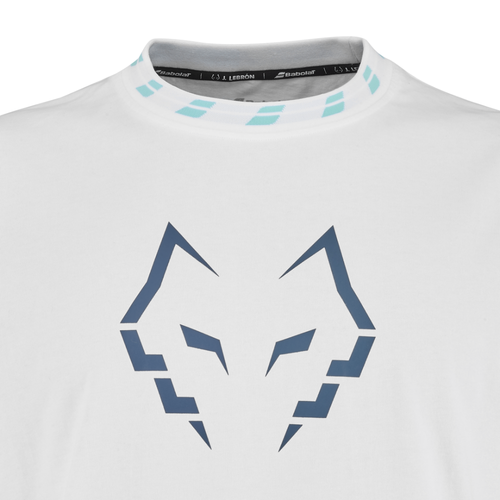 T-shirt Babolat Oversize Cotton Tee Lebron Blanc