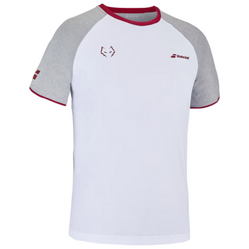 T-shirt Babolat Play Crew Neck Tee Lebron Blanc 3q - Esprit Padel Shop