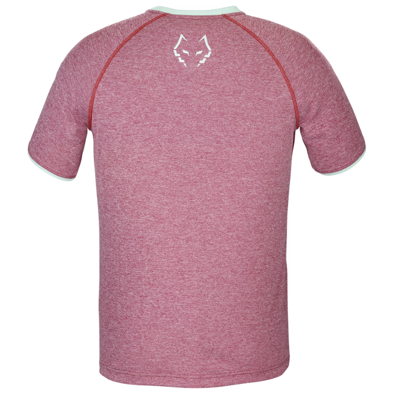 T-shirt Babolat Play Crew Neck Tee Lebron Rouge dos - Esprit Padel Shop