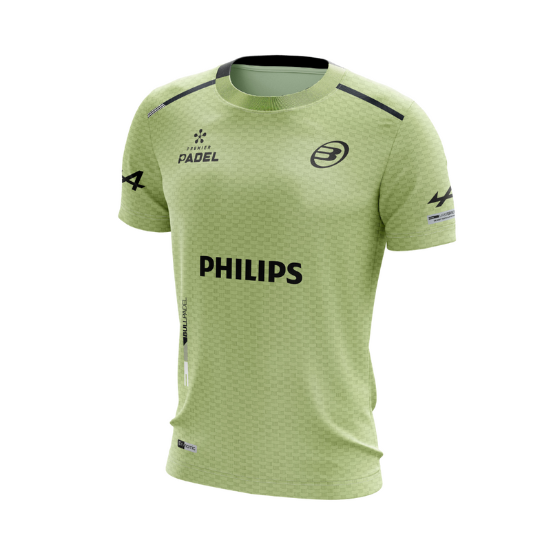 T-shirt Bullpadel Acilo Replica Di Nenno Vert face - Esprit Padel Shop