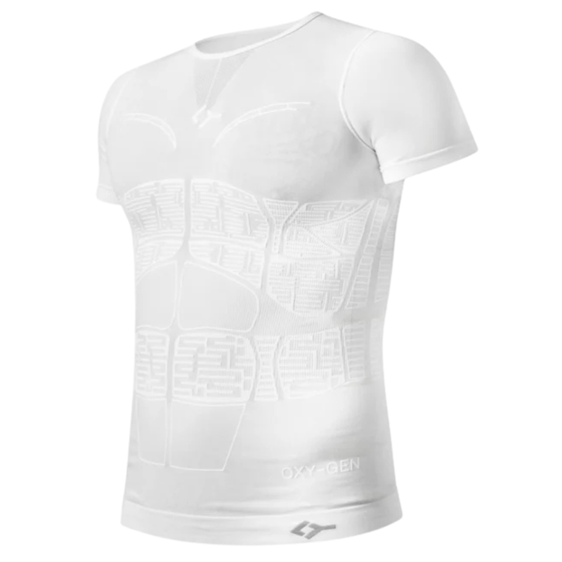 T-shirt de Compression Floky Oxy-Gen Blanc - Esprit Padel Shop