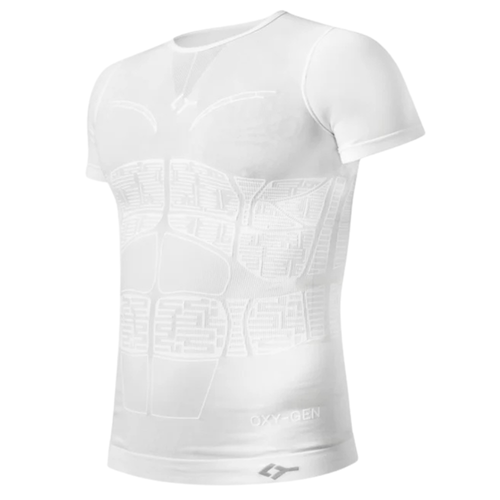 T-shirt a compressione Floky Oxy-Gen Bianca - Esprit Padel Negozio