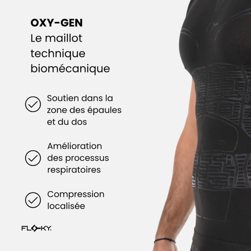 T-shirt a compressione Floky Oxy-Gen Bianca - Esprit Padel Negozio