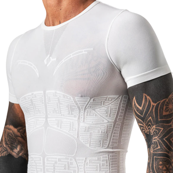 T-shirt a compressione Floky Oxy-Gen Bianca - Esprit Padel Negozio