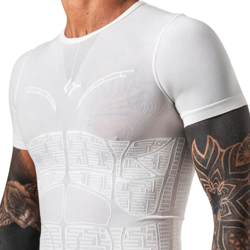 T-shirt a compressione Floky Oxy-Gen Bianca - Esprit Padel Negozio