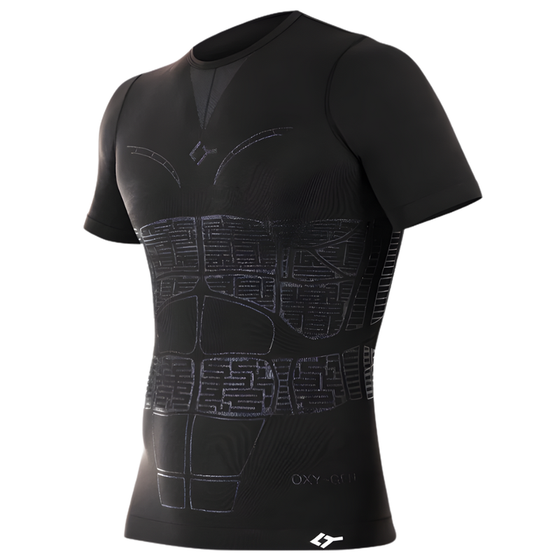 T-shirt de Compression Floky Oxy-Gen Noir - Esprit Padel Shop