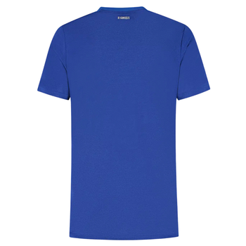 T-shirt K-Swiss Hypercourt Tee Jacquard Bleu - Esprit Padel Shop