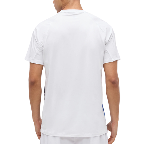 T-shirt K-Swiss Hypercourt Print Crew 6 Blanc - Esprit Padel Shop