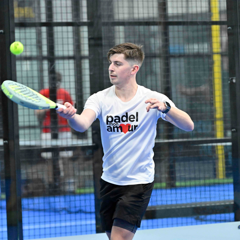 T-shirt Padel Mon Amour Tech Blanc - Esprit Padel Shop