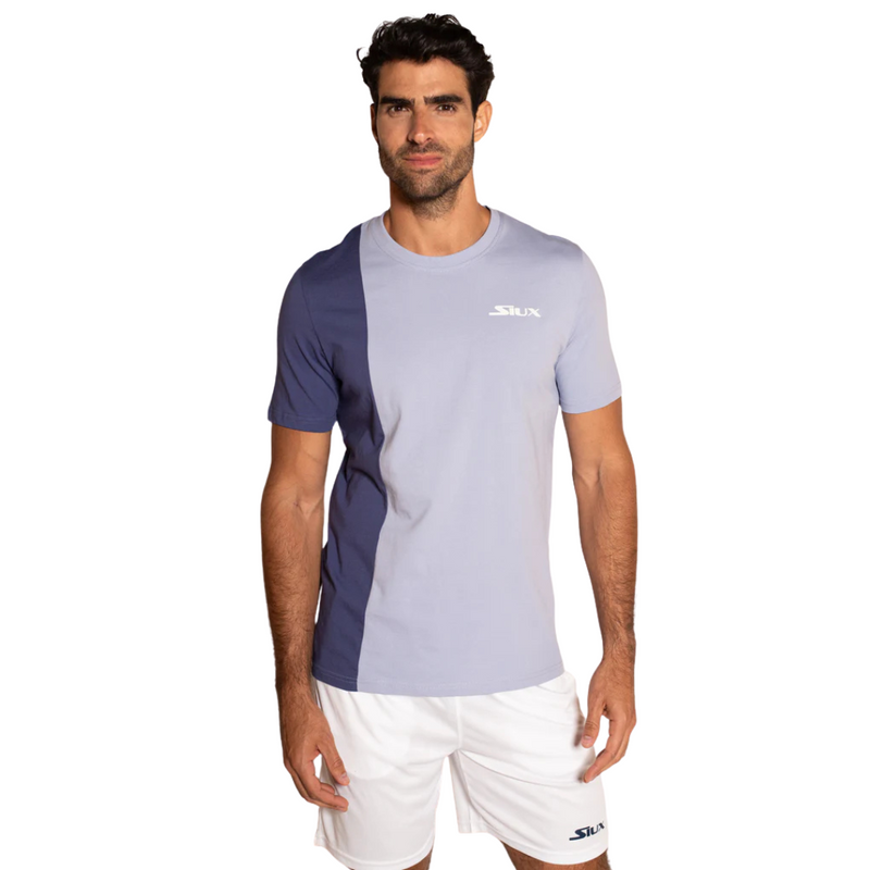 T-shirt Siux Cotton Court Bleu - Esprit Padel Shop