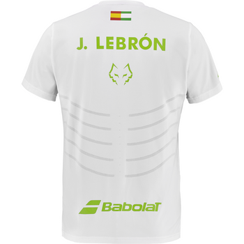 T-shirt Babolat Replica Crew Neck Tee Lebron White 2026 - Esprit Padel Shop
