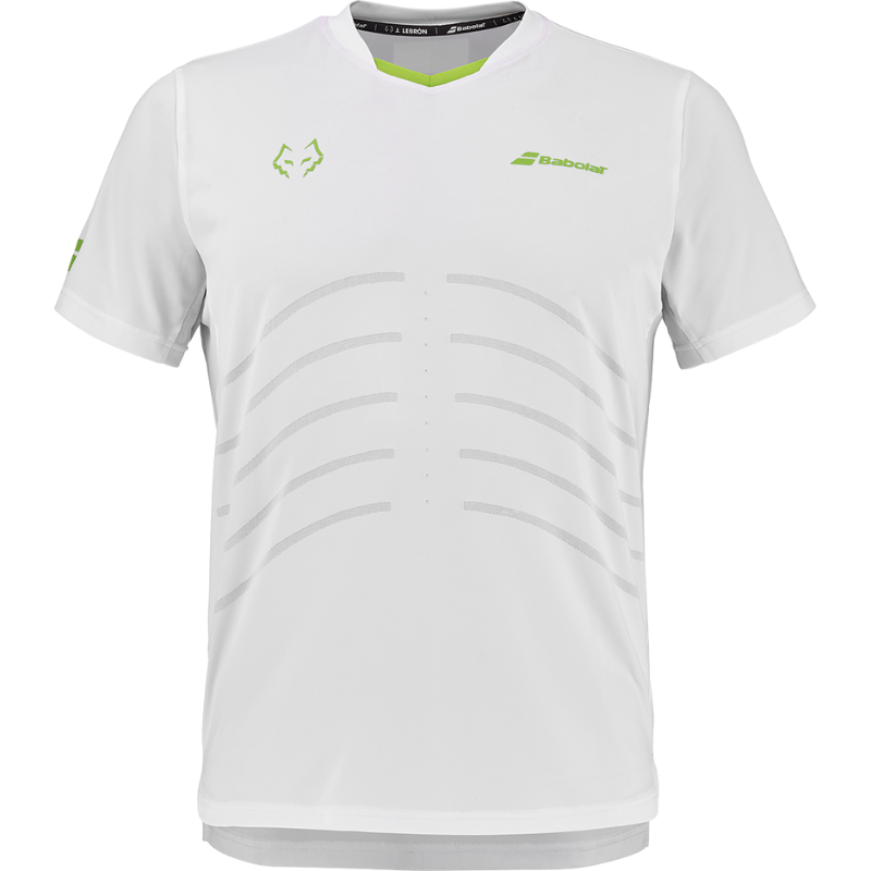T-shirt Babolat Replica Crew Neck Lebron Blanc 2026 - Esprit Padel Shop