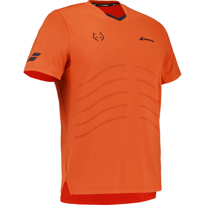 T-shirt Babolat Replica Crew Neck Tee Lebron Orange 2026 - Esprit Padel Shop