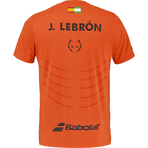 T-shirt Babolat Replica Crew Neck Tee Lebron Orange 2026 - Esprit Padel Shop