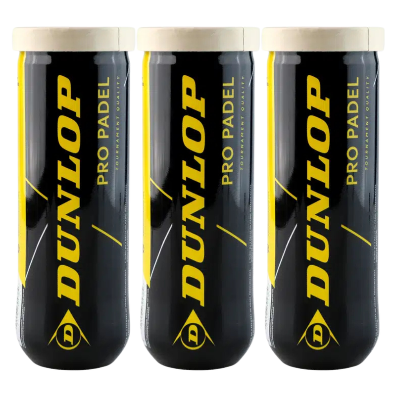 Tripack de 3 balles Dunlop Pro Padel - Esprit Padel Shop