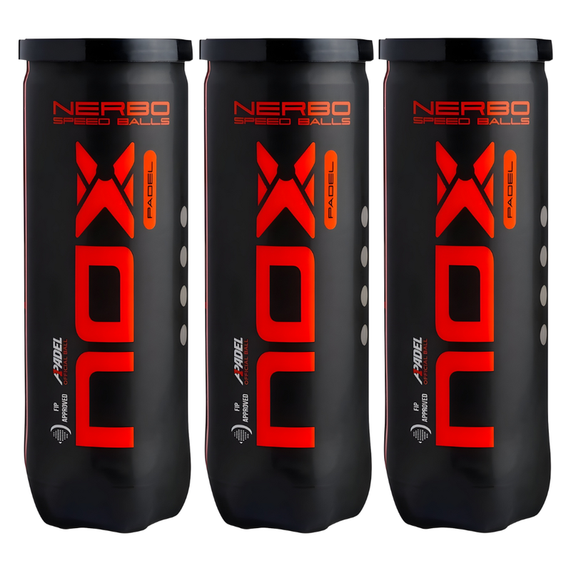 Tripack de 3 balles Nox Nerbo - Esprit Padel Shop
