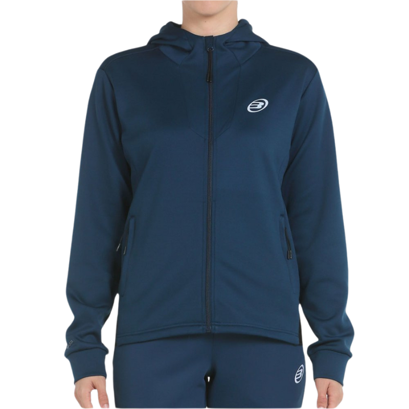 Veste Bullpadel Ouren Bleu Marine Femme Face - Esprit Padel Shop