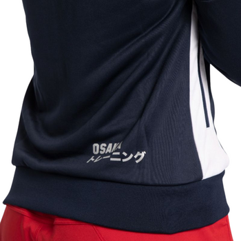 Felpa Training Zip Con Cappuccio Osaka Blu Navy Donna - Esprit Padel Negozio