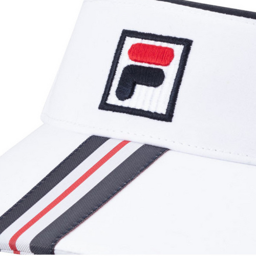 Visière Fila Oscar Blanc - Esprit Padel Shop