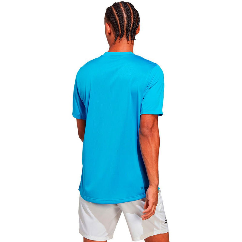 T-shirt Adidas Club Tee Bleu dos - Esprit Padel Shop