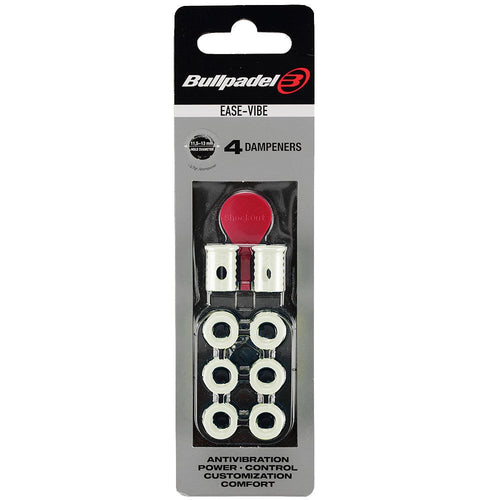Antivibrateurs Bullpadel Ease Vibe x4 Blanc - Esprit Padel Shop