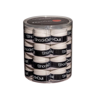 Förpackning med 24 overgrips Shockout Grip and Confort vita - Esprit Padel Shop
