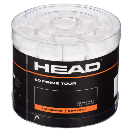 Caja de 60 overgrips Prime tour Blanco - Esprit Padel Shop