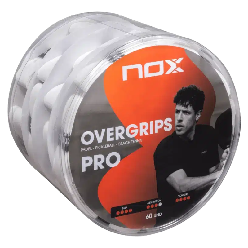 Boîte de 60 Surgrips Nox Pro Blanc - Esprit Padel Shop