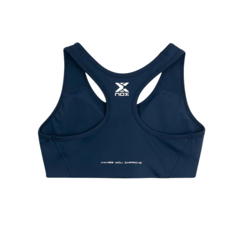 Brassière Nox Team Bleu Marine Femme - Esprit Padel Shop