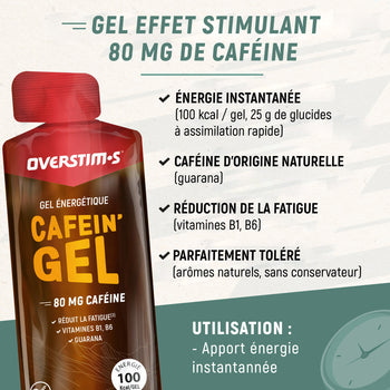 Gel Overstim Cafein - Esprit Padel Shop