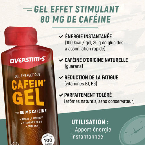 Gel Overstim Cafein - Esprit Padel Shop