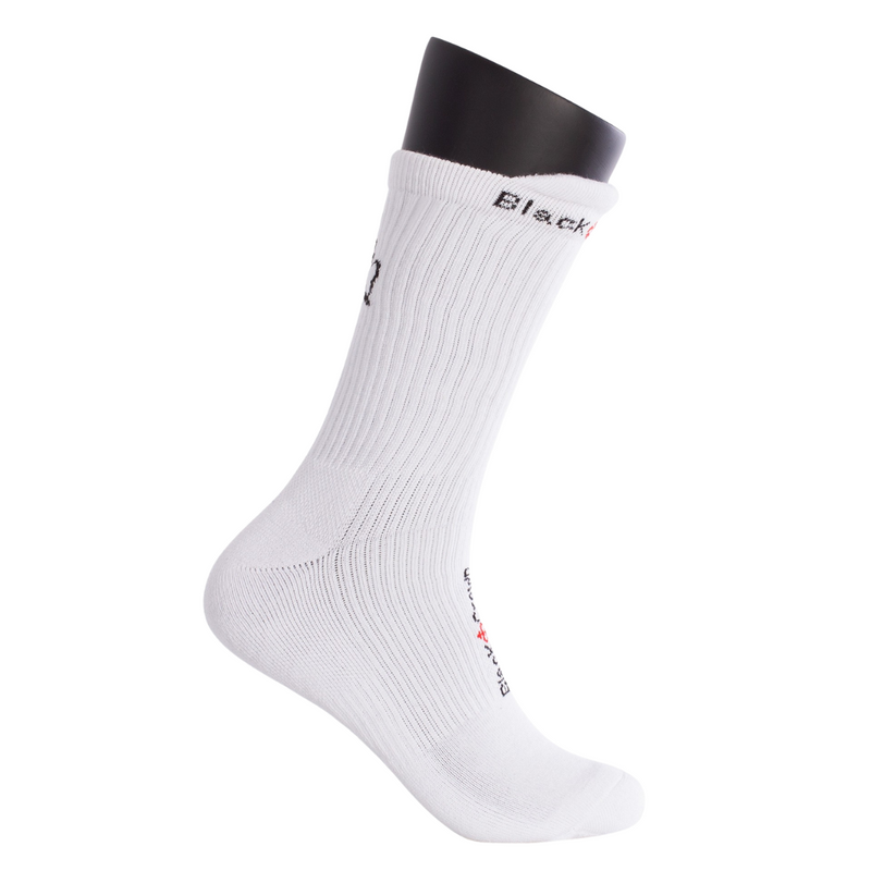 Chaussettes Black Crown Premium Blanc cote - Esprit Padel Shop