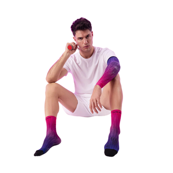 Chaussettes de compression Floky S-Mash 3D Fantasy Pink Nebula - Esprit Padel Shop