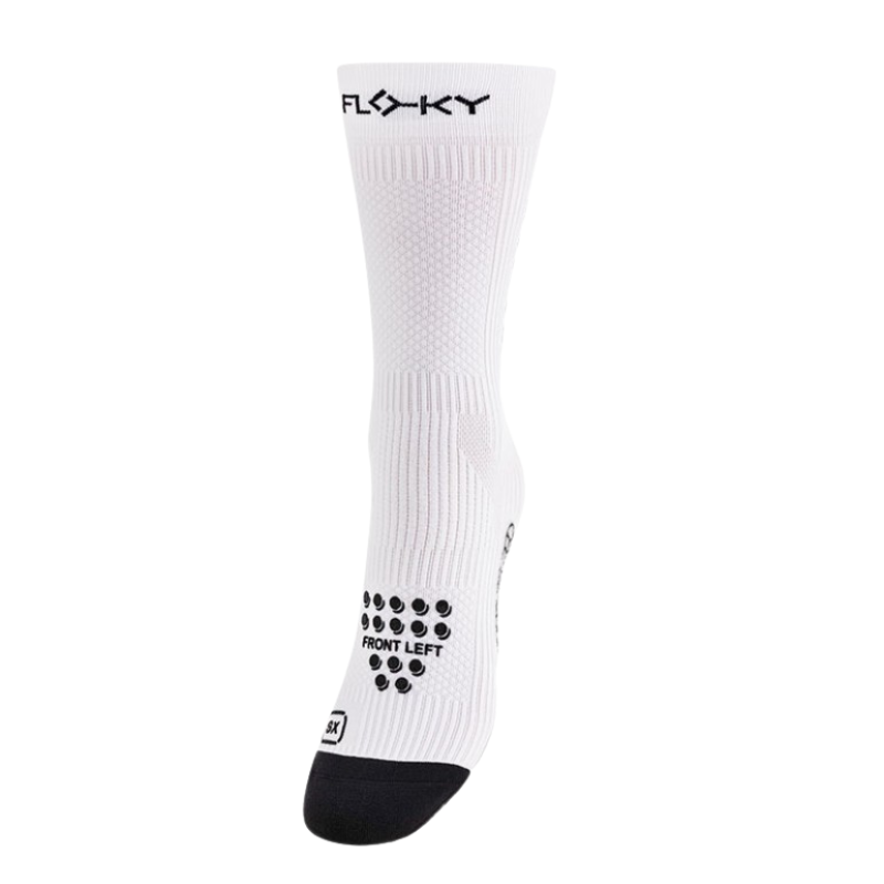 Chaussettes de compression Floky S-Mash 3D Blanc - Esprit Padel Shop