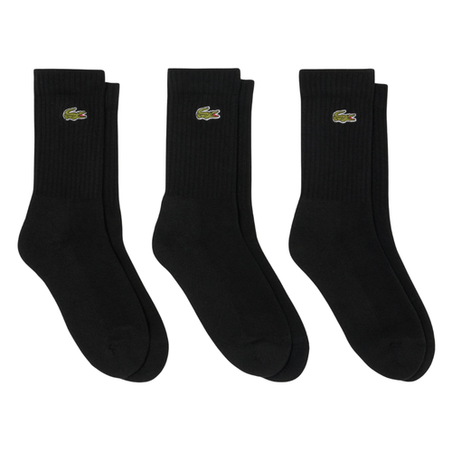 Chaussettes Lacoste Noir x3 - Esprit Padel Shop