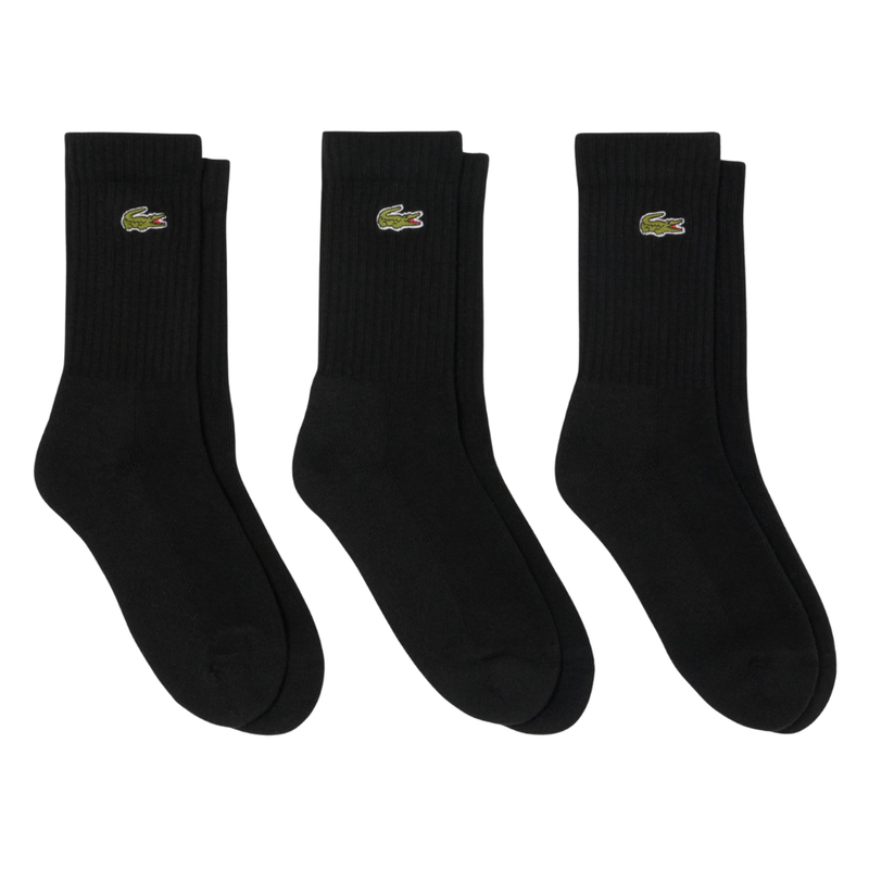 Socken Lacoste Schwarz x3 - Esprit Padel Shop