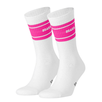 Chaussettes Osaka Duo Blanc / Rose - Esprit Padel shop