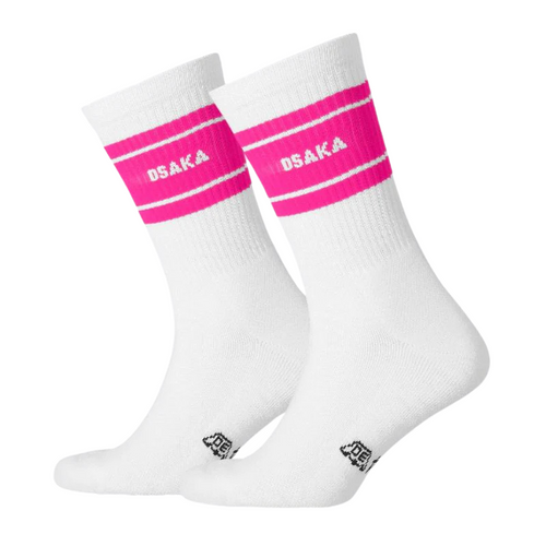 Chaussettes Osaka Duo Blanc / Rose - Esprit Padel shop