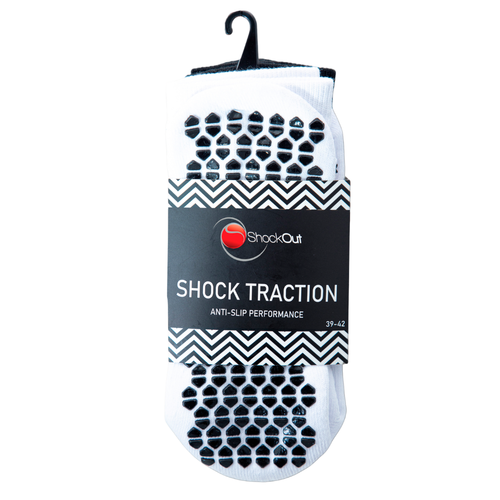 Chaussettes Shockout Shock Traction Noir/Blanc - Esprit Padel Shop