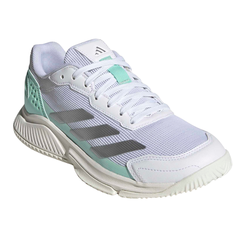 Chaussures de padel Femme Adidas Court Quick Vert/Blanc - Esprit Padel Shop